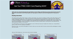 Desktop Screenshot of ioshicards.com